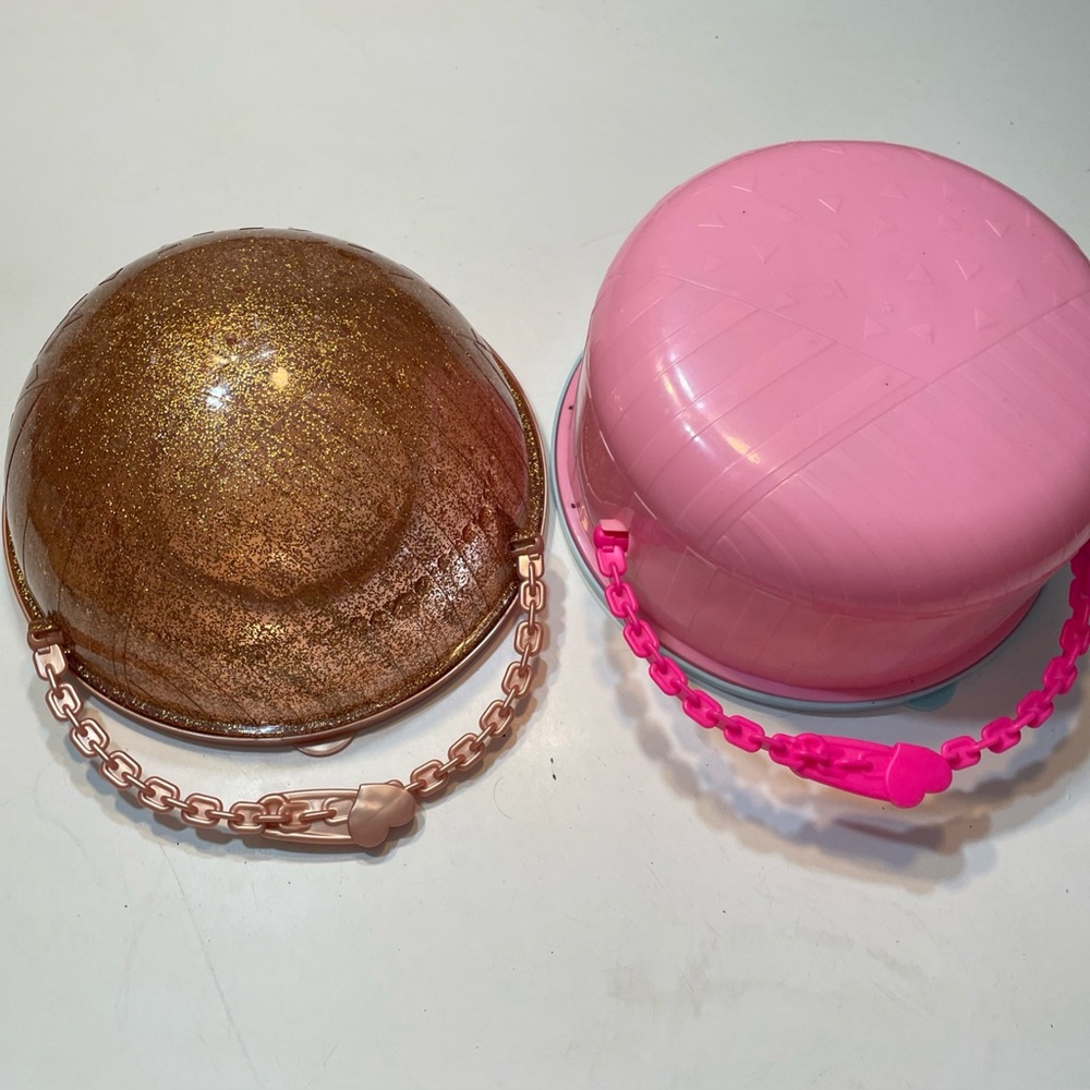 LOL Pink and Gold Kids Toy Carrying Case